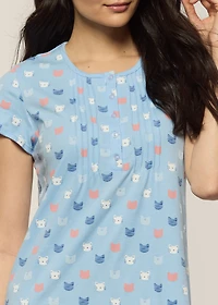 Nuisette longue avec chats Nala