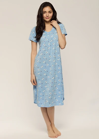 Long Nightgown with flowers Élora
