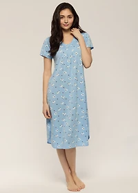 Long Nightgown with flowers Élora