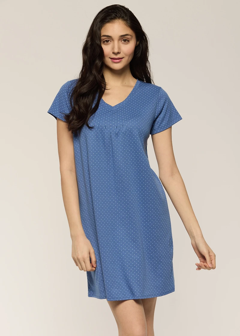Short Nightgown Polka Dots Céleste