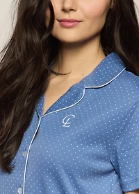 Polka Dot Pyjama Set Céleste