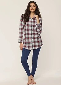 Flanelle pyjama set with leggings