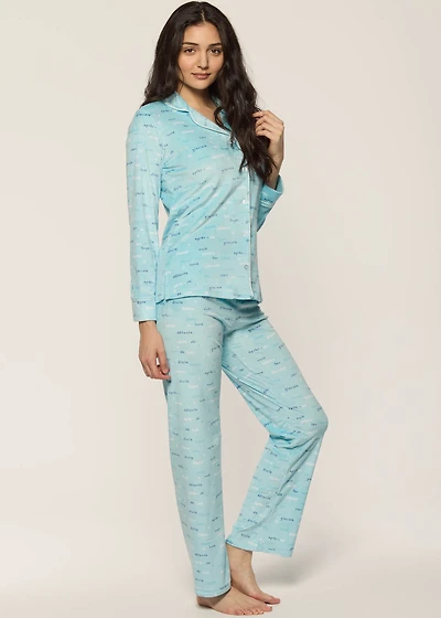 Ensemble pyjama long après-ski