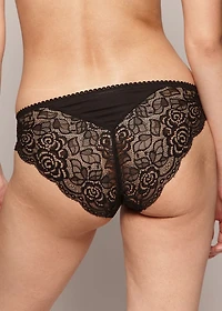 Culotte bikini dos en dentelle (3 pour 24$)