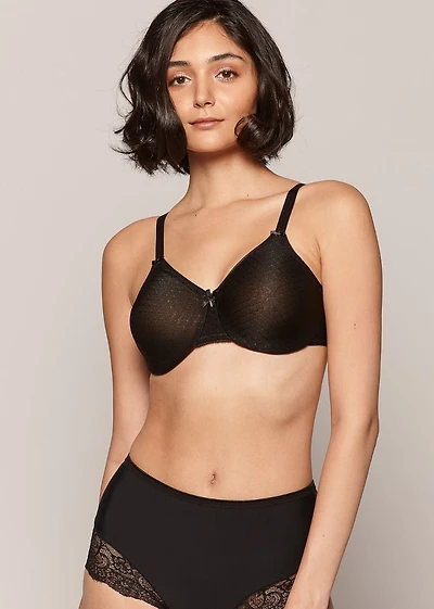 Soutien-gorge moulé avec armatures Diamond Jacquard