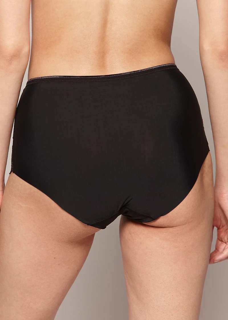 Culotte Haute Coupe Laser et dentelle (3 pour 36$)