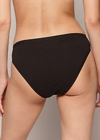 Culotte échancrée élastique à pois (3 pour 24$)
