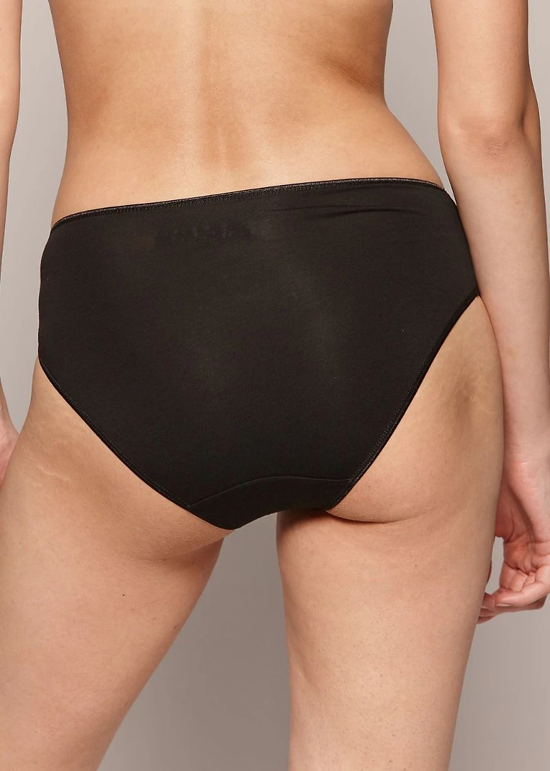 Culotte échancrée coton et modal (3 pour 24$)