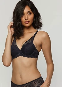 Lace Spacer Low Plunge Bra