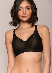 Soutien-gorge sans armatures Diamond Jacquard