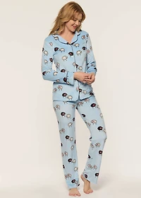Ensemble pyjama long avec moutons
