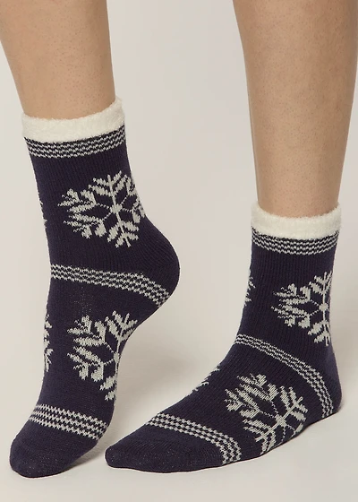 Snowflake cozy Socks