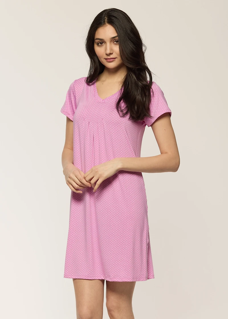 Nuisette courte à pois