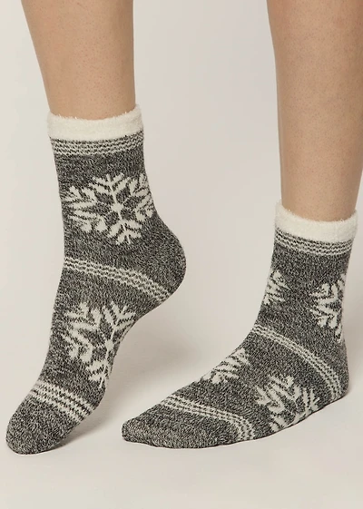 Snowflake cozy Socks