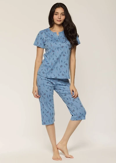 Ensemble pyjama capri Papillon