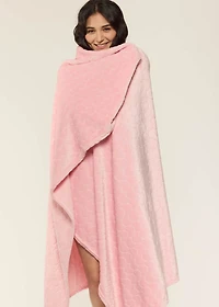 Plush Blanket with hearts