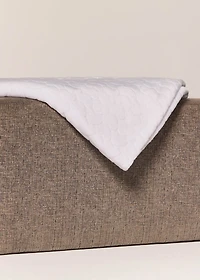 Couverture en peluche avec coeurs