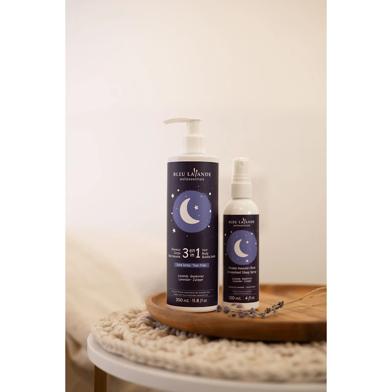 Bleu Lavande Brume sommeil et trio douche 3 en 1 - Sweet Dream