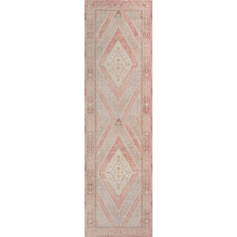 Tapis traditionnel Poppy - Rose