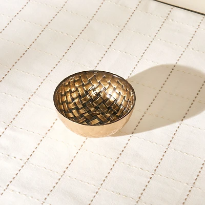 Braid Small Bowl - Gold 