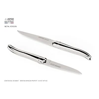 Laguiole Premium Steak Knife Stainless Steel Handle, Set of 6