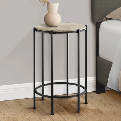 Roslyn Accent Table - Cream Stone