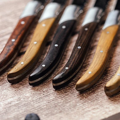 Set of 6 Laguiole Du Monde Steak Knives