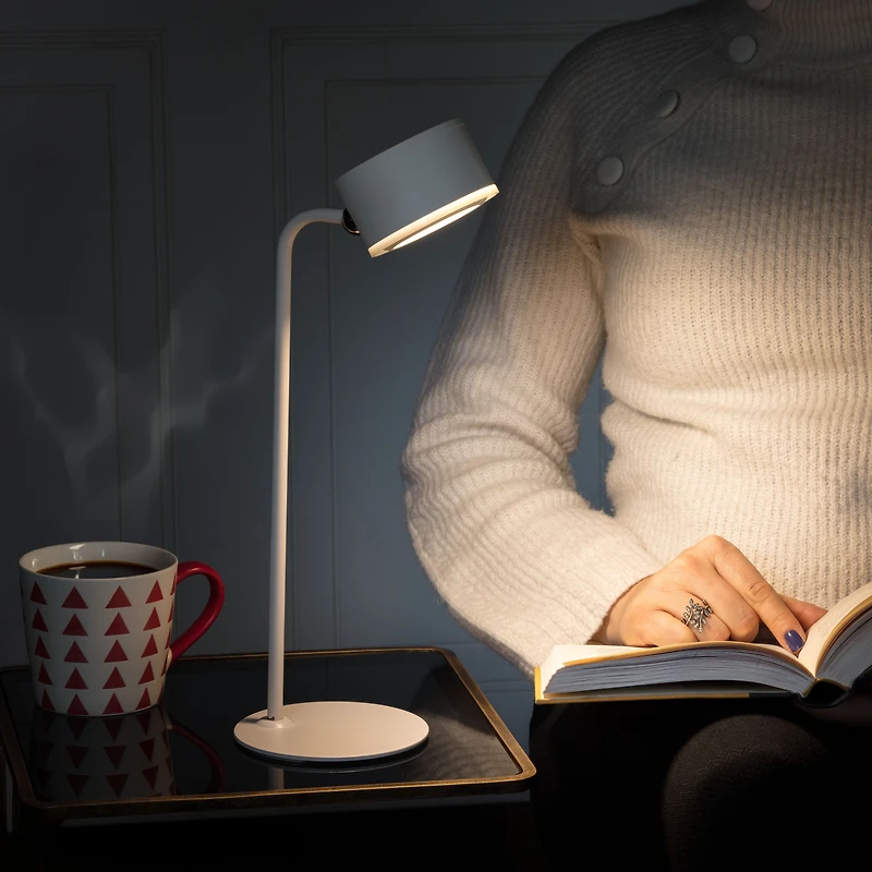 Lampe de bureau LED 4 pièces tambour aimant