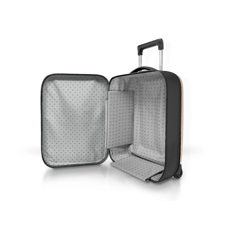 Rollink Vega Carry On Luggage, Rose Smoke