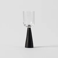 Verre de shot Pyramide, ensemble de 4 - Noir, 40 ml