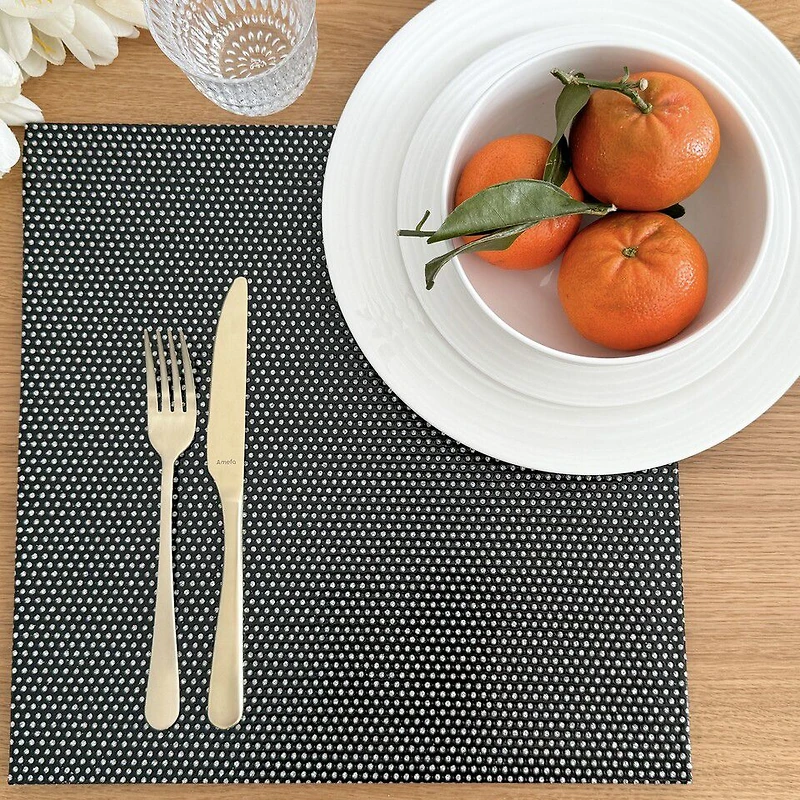 Diamond Faux Leather Placemat