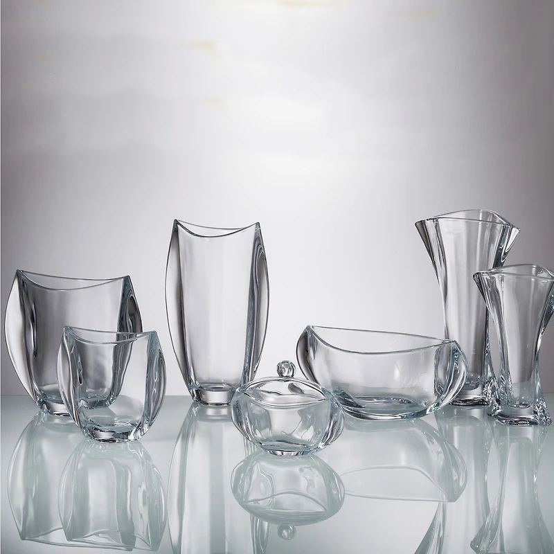 Crystal Bohemia Orbit Tall X-Vase 31.5 cm by Brillant