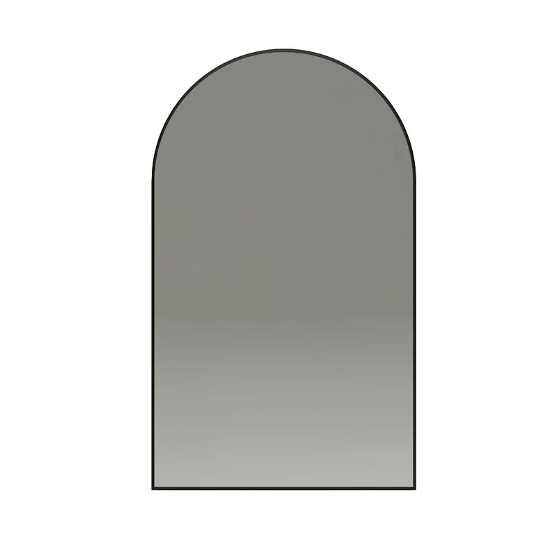 Madison Arch Black Medicine Cabinet 18"x30" by Haute Deco