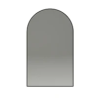 Madison Arch Black Medicine Cabinet 18"x30" by Haute Deco