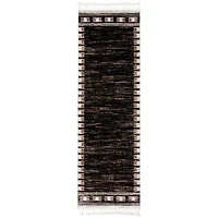 Kybella Harmony Black Bohemian Area Rug