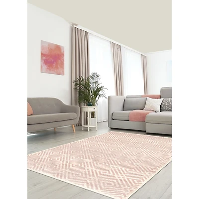 Annika Silver-Pink Rug