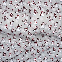 Snowman Flannel Sheet Set