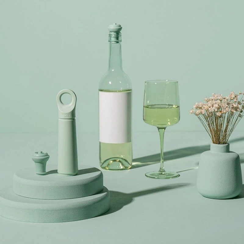 Wine Saver with Stopper - Jade