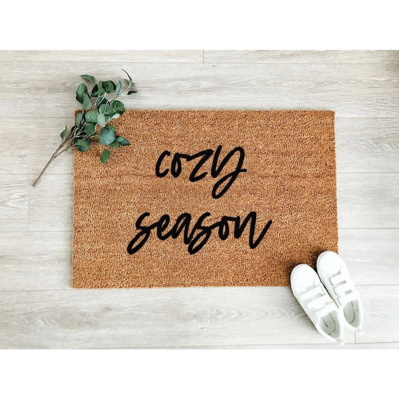 Cozy Season Coir Doormat