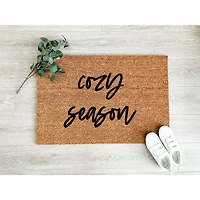 Cozy Season Coir Doormat