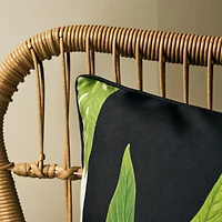 Abstract Leaf Print Cushion