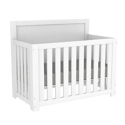 Lit de bébé convertible Abby - Blanc