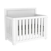 Lit de bébé convertible Abby - Blanc