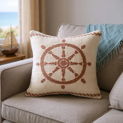 Captain's Voyage Cushion - Mocha