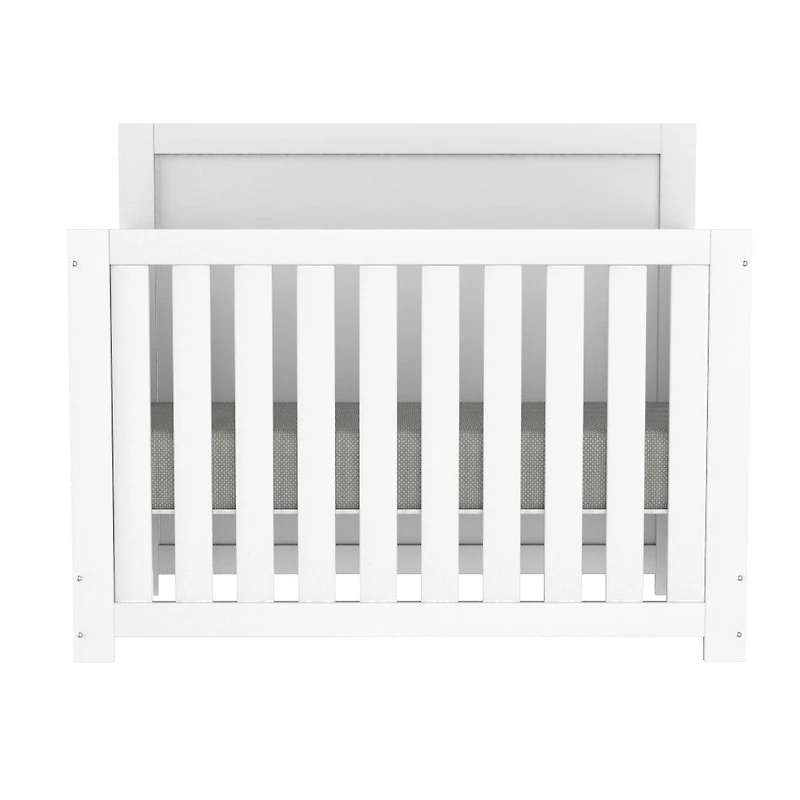 Lit de bébé convertible Abby - Blanc