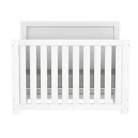 Lit de bébé convertible Abby - Blanc