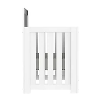 Lit de bébé convertible Abby - Blanc