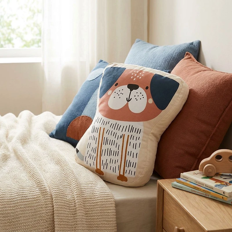 Coussin en forme de chien