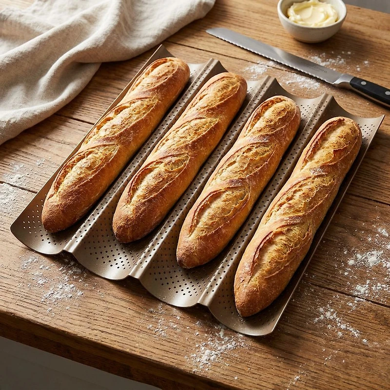 Anna Olson Kitchen Non-stick Baguette Pan