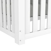 Lit de bébé convertible Abby - Blanc